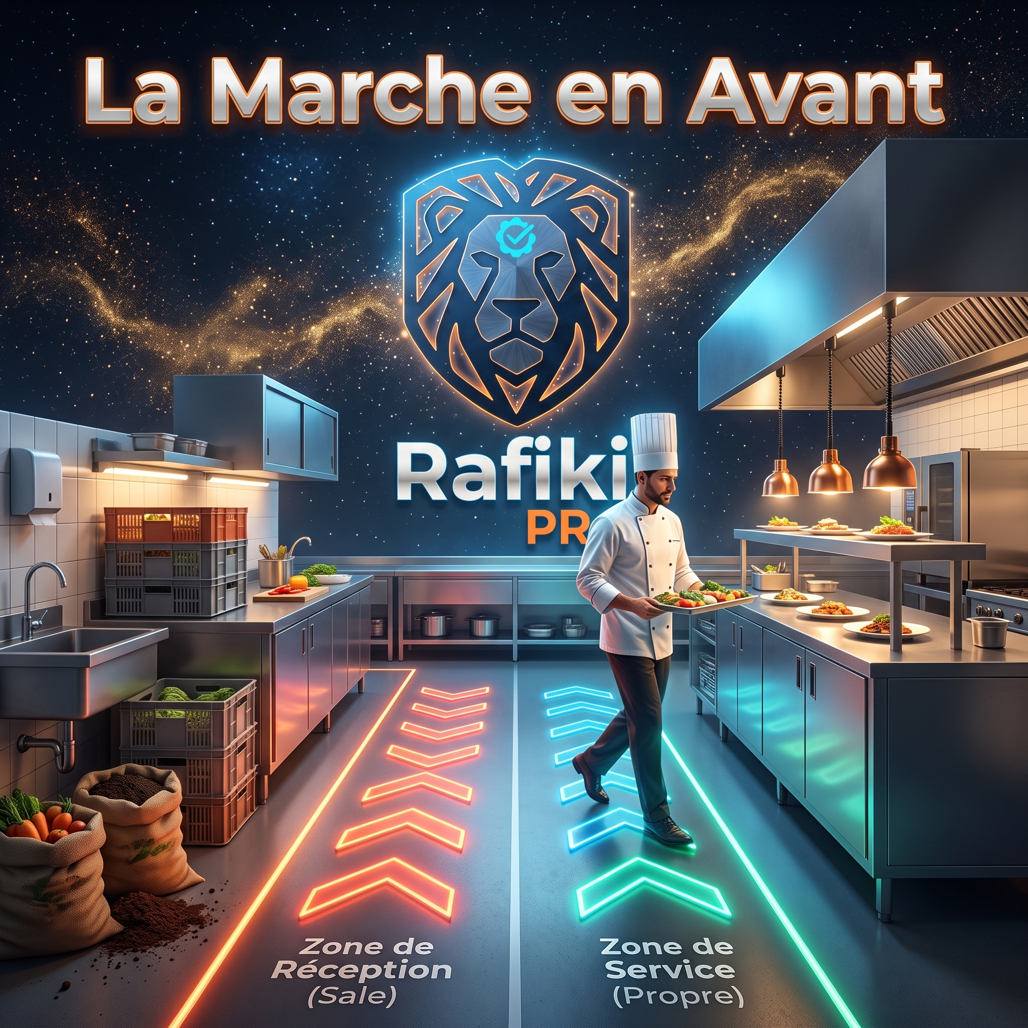 La marche en avant : transformer sa cuisine en forteresse sanitaire