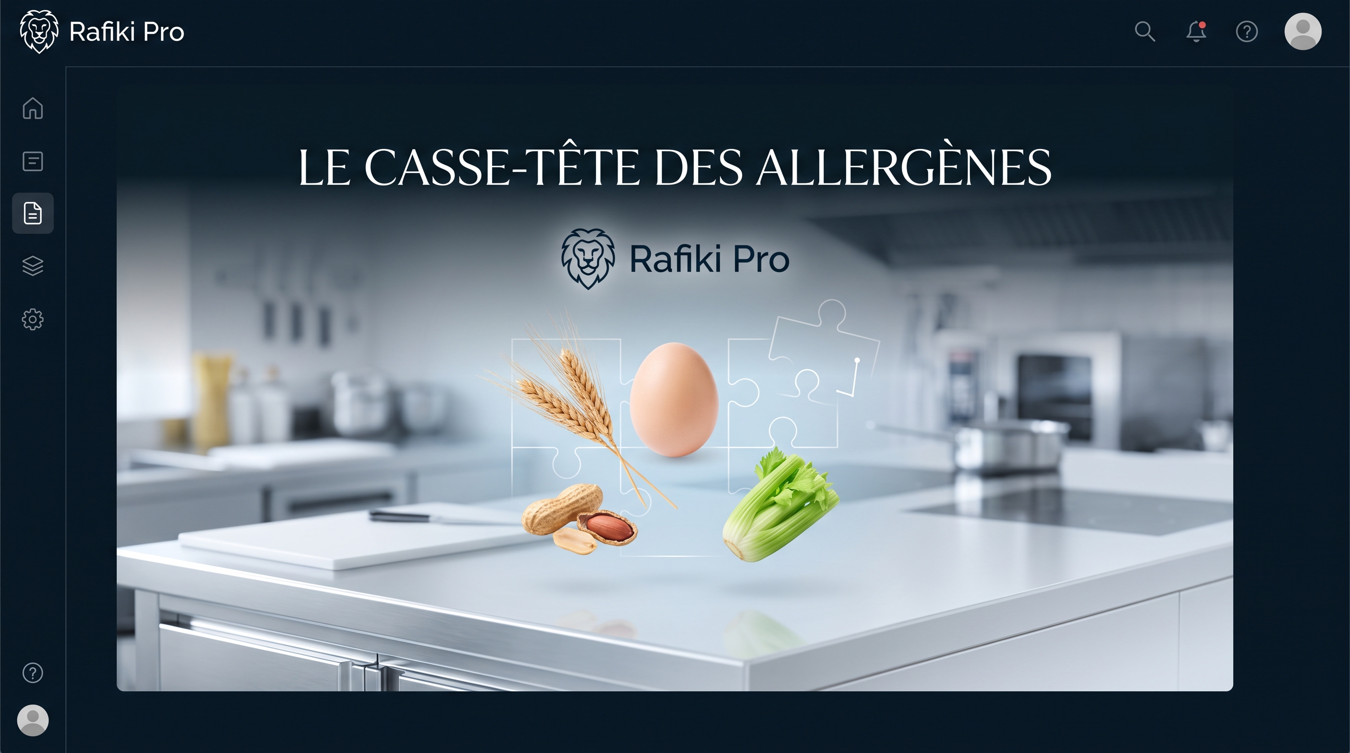 Le casse-tête des allergènes : de la contrainte à la fluidité du service