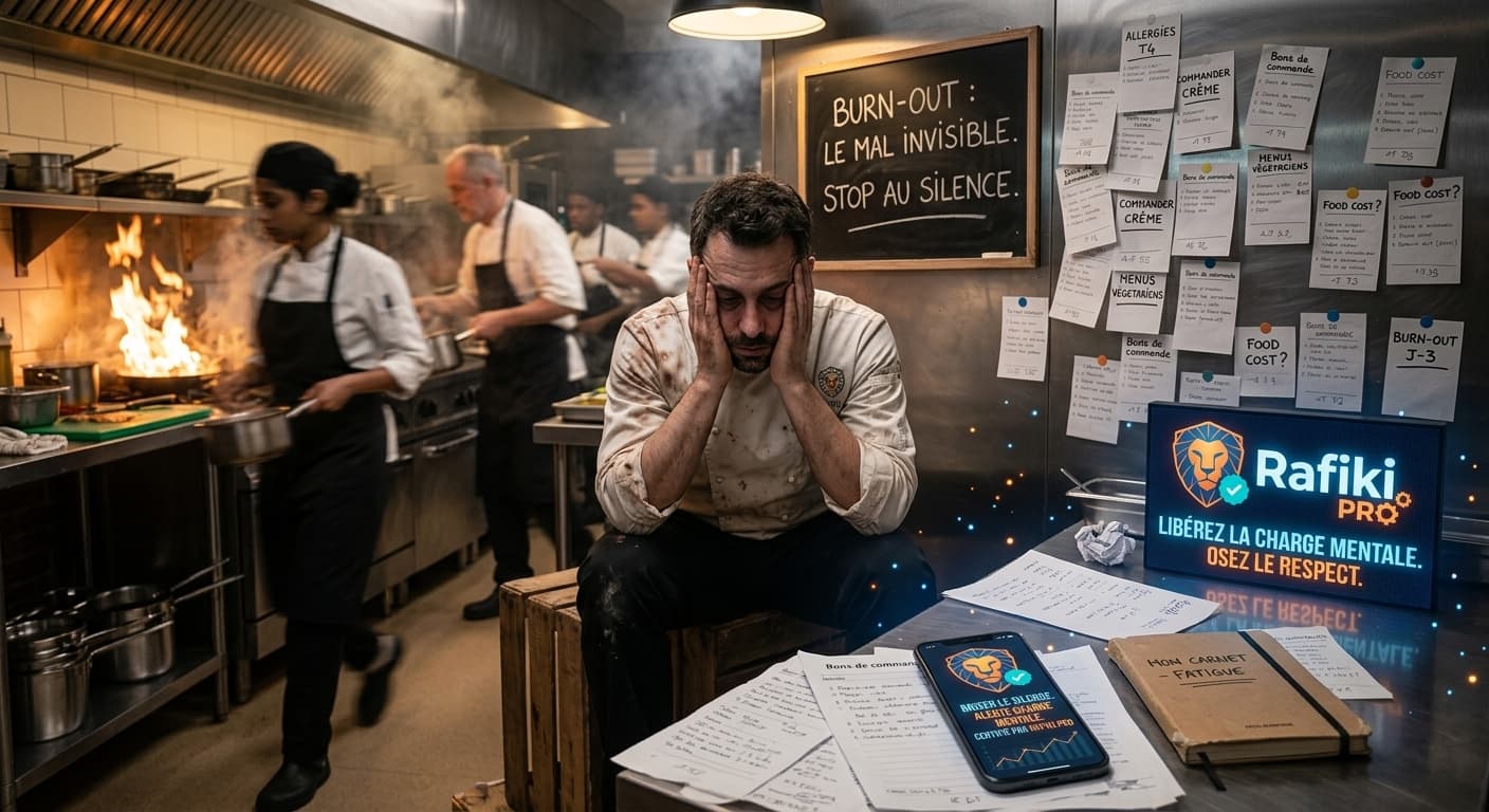 Burn-out en Cuisine : Le Mal Invisible qui Décime nos Brigades (et Comment l'Éviter)